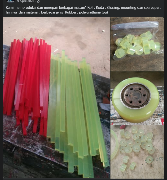 Produk Rubber dan Polyurethane